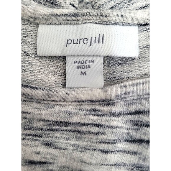 J.Jill Pure Jill Women’s Medium 3/4 Sleeve Blouse Shirt Top Cotton Rayon Blend - Picture 5 of 6